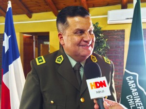 Jefe de la VI Zona de Carabineros de Chile General OMAR GUTIERREZ GAMBARO